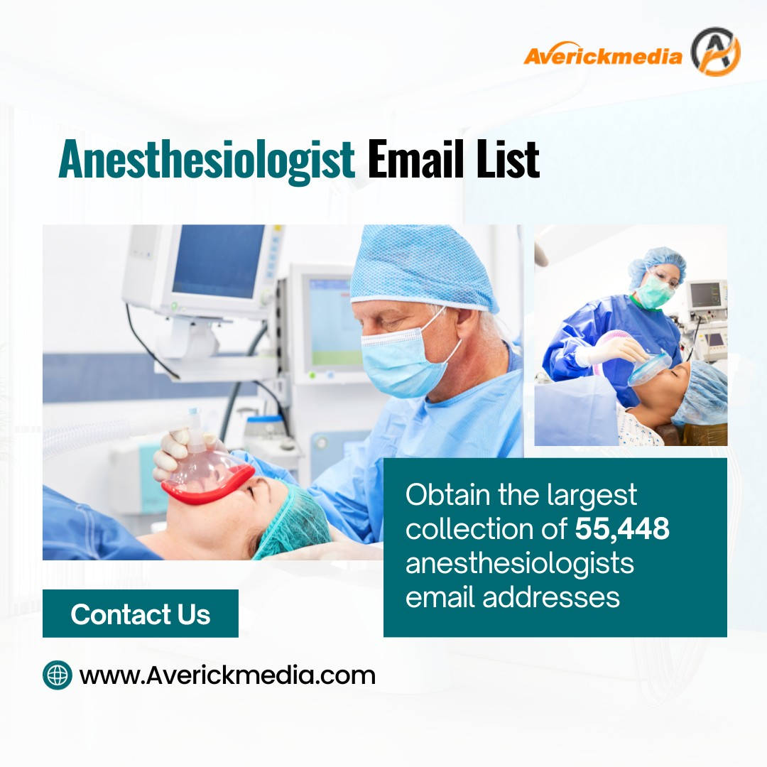 Buy anesthesiologists email addresses - AverickMedia