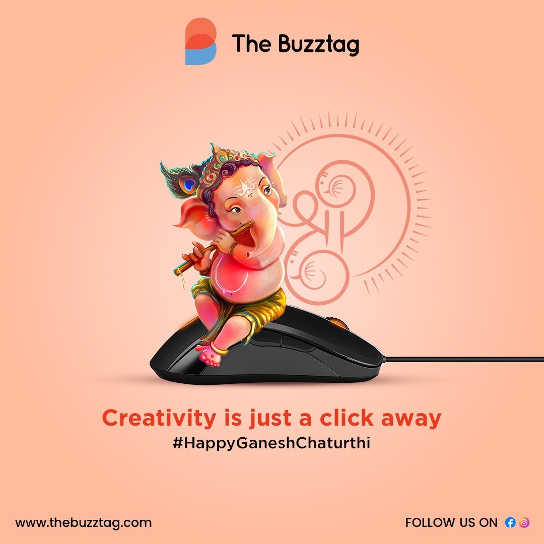 ??? Creativity is just a click away! ??? Happy Ganesh Chaturthi, everyone! ????