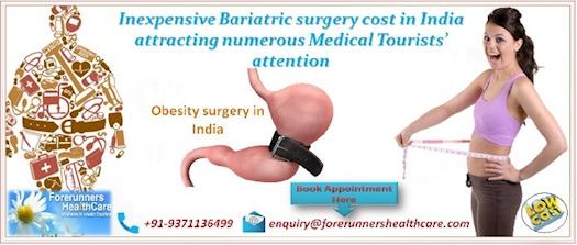 Inexpensive Bariatric surgery cost in India attracting numerous Medical Tourists’ attention
