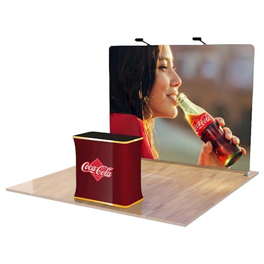 Trade Show Booths: Promote your business at any open area.