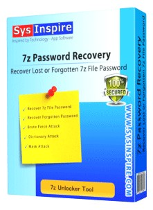 SysInspir 7z password recovery software