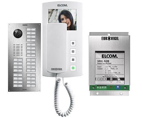 Multi Apartment Elcom - Video Door Phone - India | Eurovigil