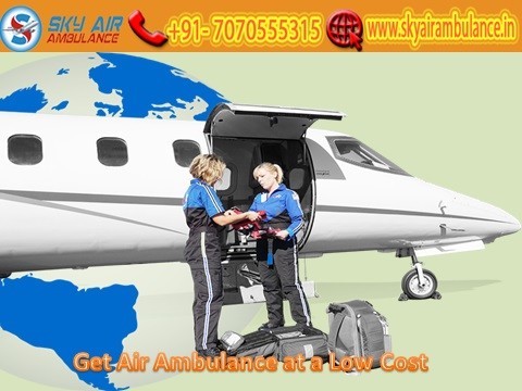 Receive Sky Air Ambulance from Raipur with Advanced Medical Facility