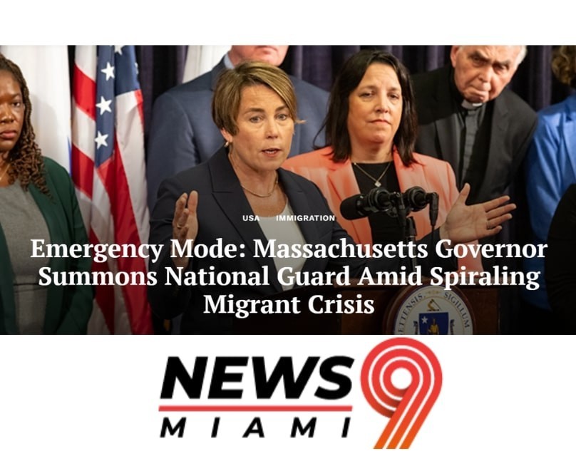 Emergency Mode: Massachusetts Governor Summons National Guard Amid Spiraling Migrant Crisis