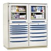 Tall Storage Cabinet - Double Wide