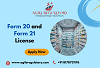 Form 20 and Form 21 licenese 