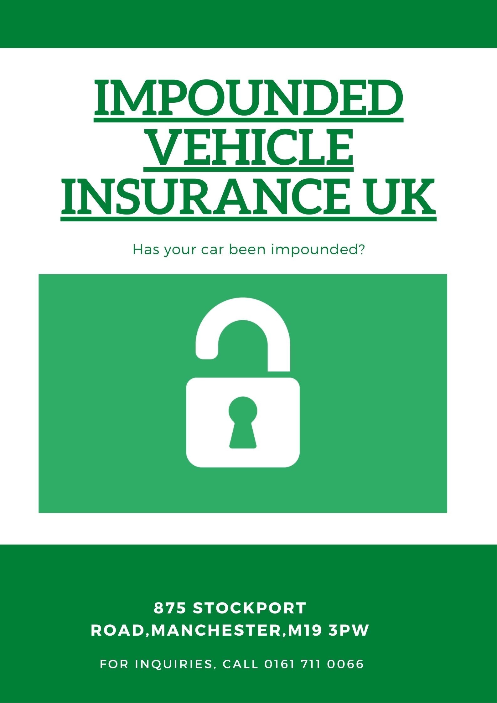 |Impounded Vehicle Insurance UK| Release My Vehicle