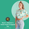 Shop Raen's Women's Twist-front Cropped Tee Online
