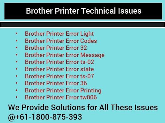 Brother Printer Error