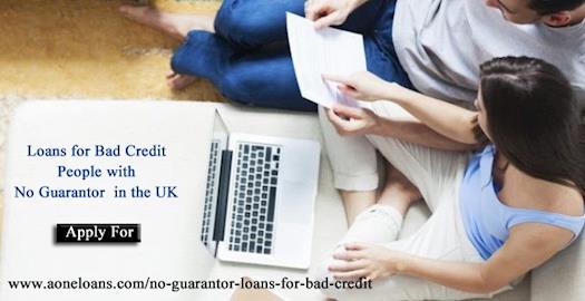 Loans for Bad Credit People with No Guarantor 
