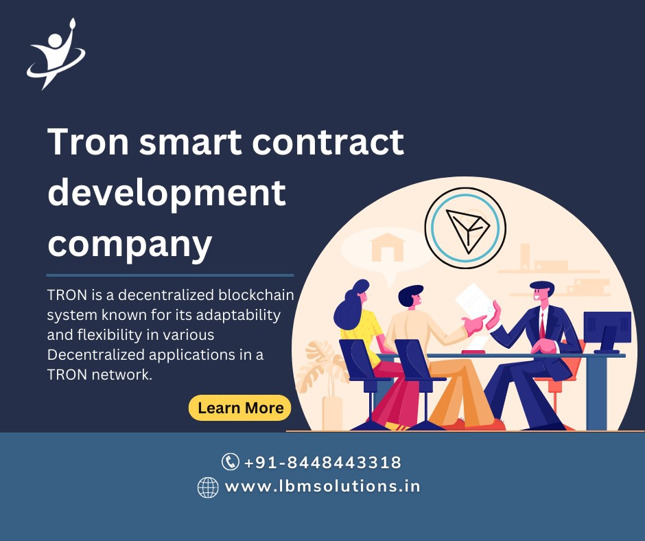 Tron Smart Contract Development Company.