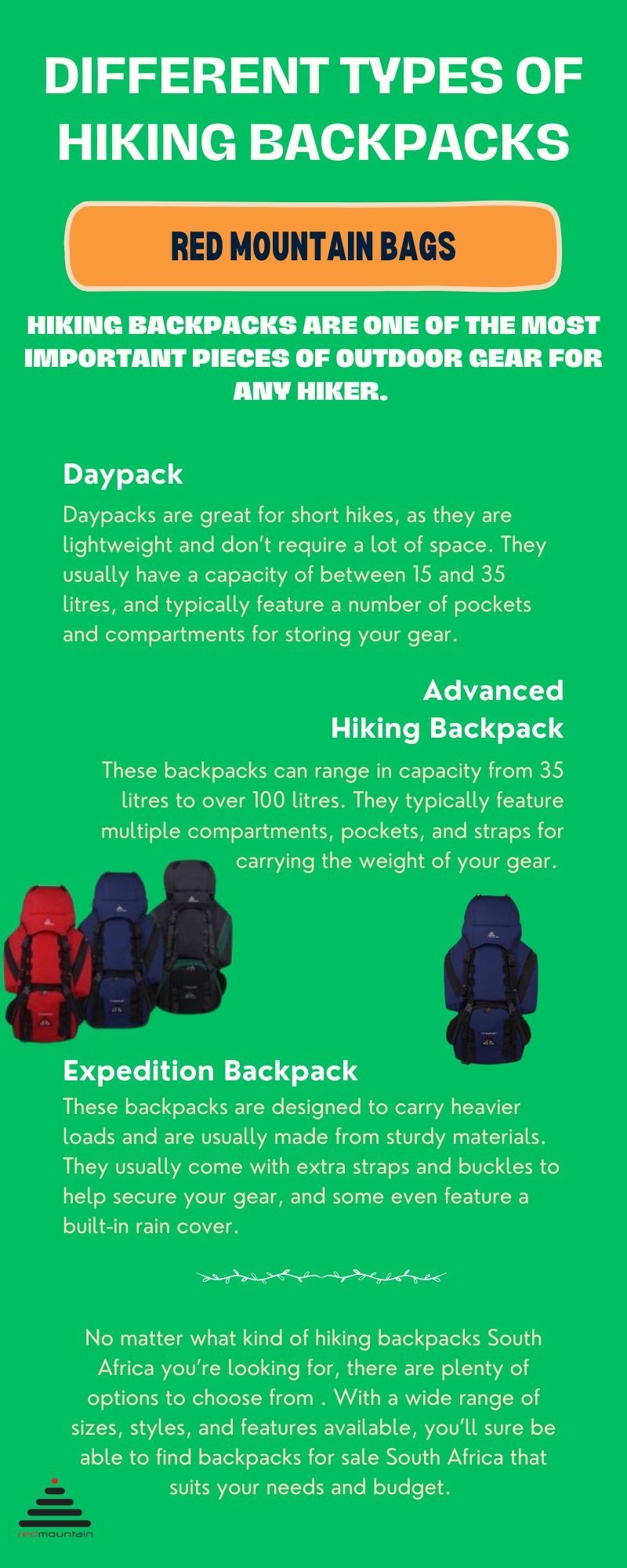 Different Types Of Hiking Backpacks