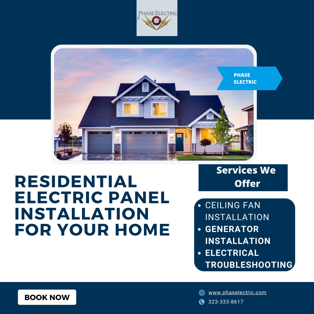Residential Electric Panel Installation For Your Home