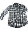 Grey Checked Flannel Shirts
