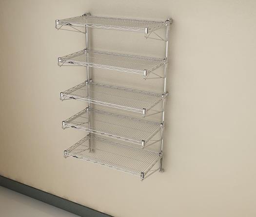 Super Erecta Wall Shelving Kit