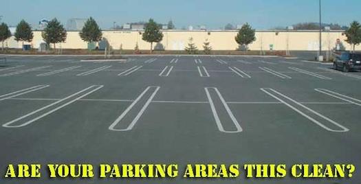 Is your Parking lot a Mess?