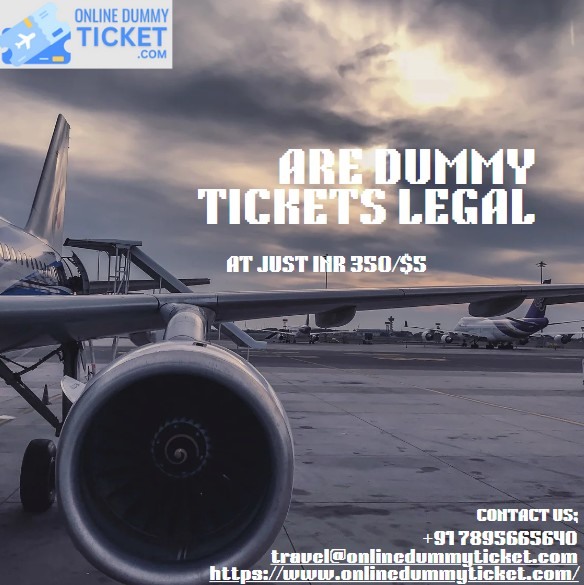 are dummy tickets legal