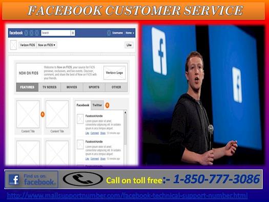 Facebook Customer Service 1-850-777-3086: Get an instant solution of Facebook Issues.