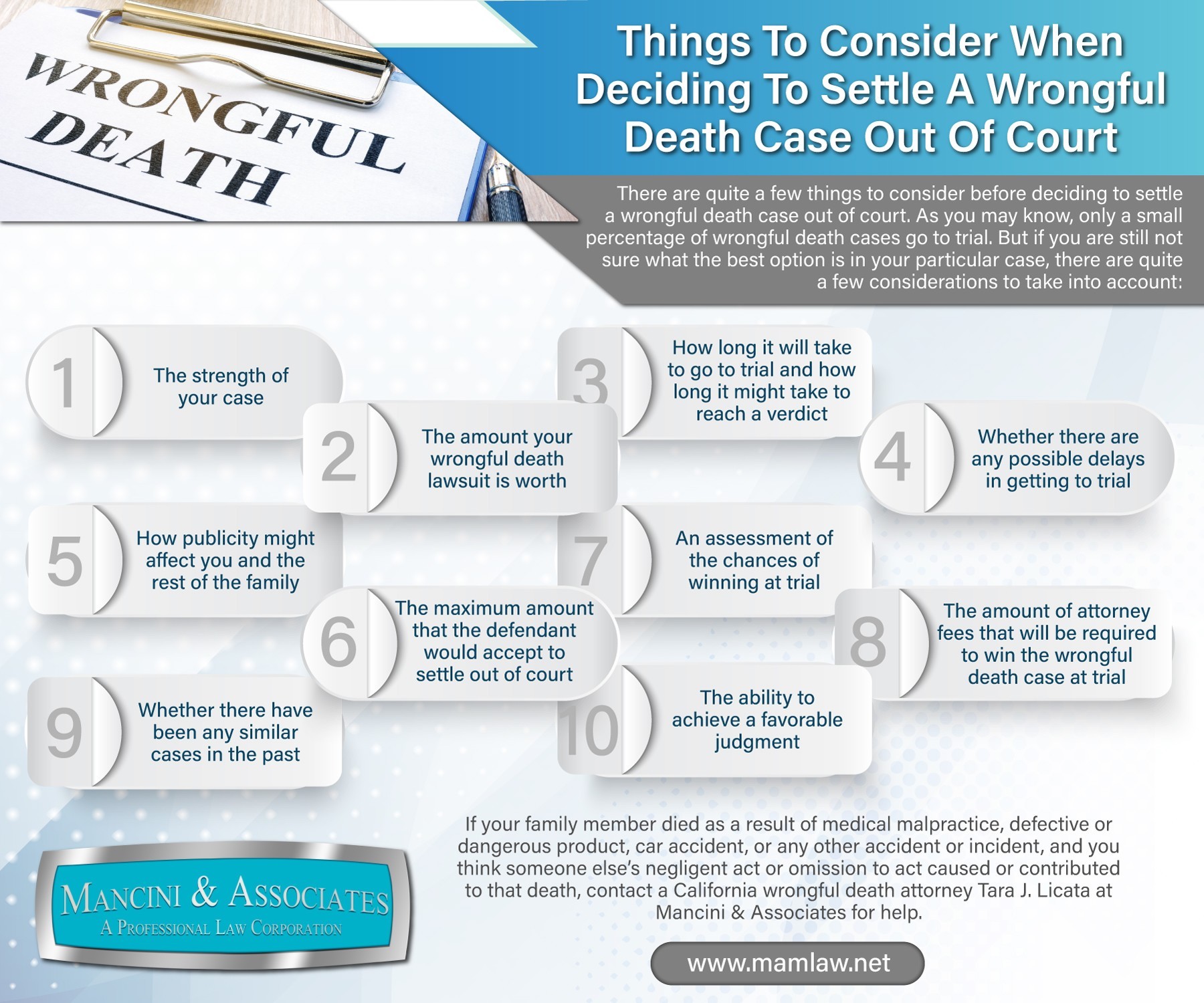 Things To Consider When Deciding To Settle A Wrongful Death Case Out Of Court