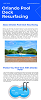 Get your pool deck resurfaced by paver companies in Orlando to enhance the curb appearance 