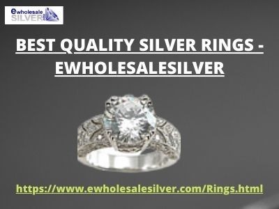  Best quality silver rings -Ewholesalesilver