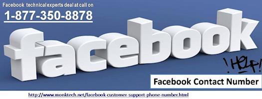 Get world class solutions, all in seconds dialing Facebook Contact Number 1-877-350-8878?