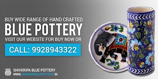 Decorate Your Home With Shivkripa Blue Pottery