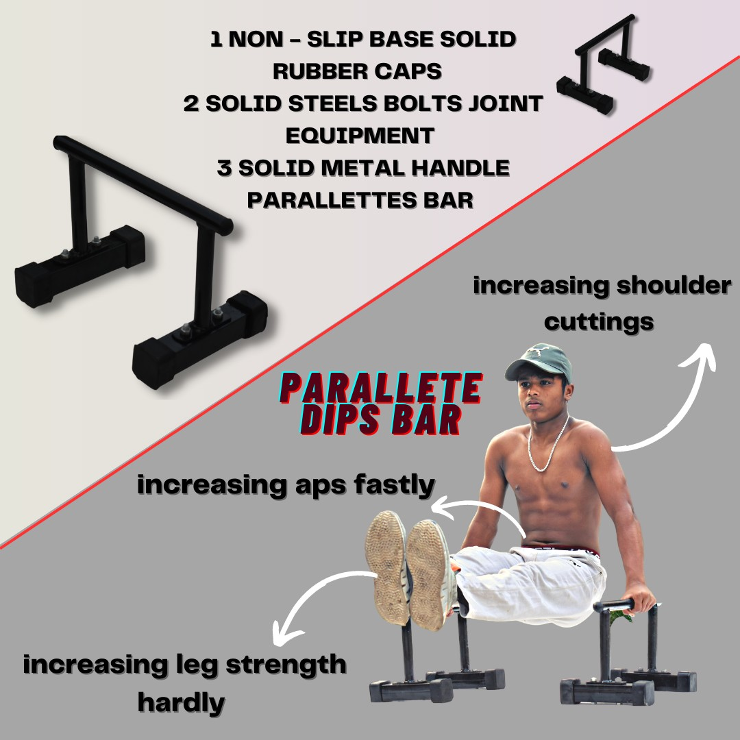 FIRE FITNESS paralletes bar for home gym workout equipment