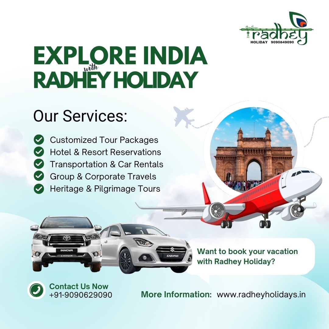 Explore India with Radhey Holidays!