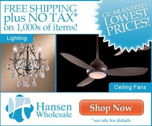 Save 25-50% Off All Lighting Fixtutes