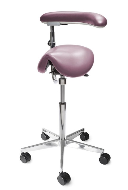 Sadelstol Officeline Polo S - Desinficerbart Konstläder