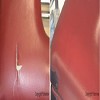 Hole in office chair before and after