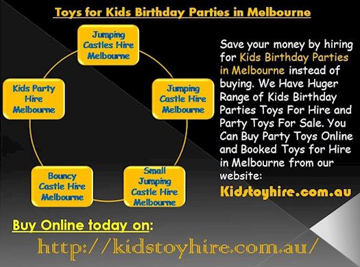 Toys for Kids Birthday Parties in Melbourne