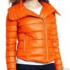 BRIGHT ORANGE DOWN JACKET