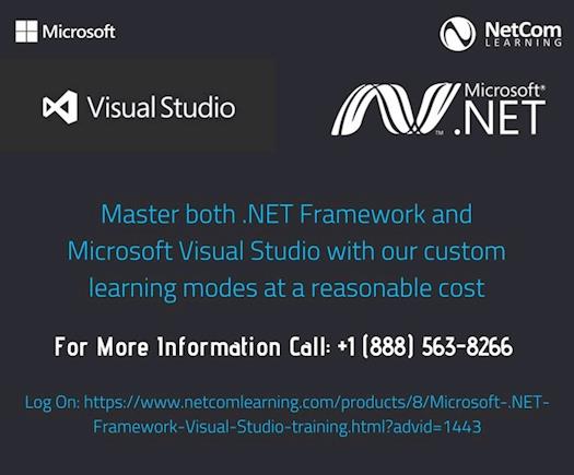 Master .NET framework and Visual Studio to develop applications effortlessly. 