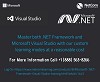 Master .NET framework and Visual Studio to develop applications effortlessly. 