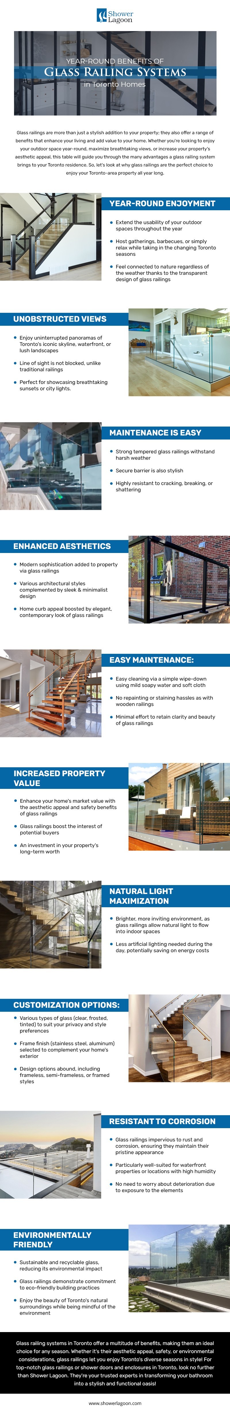 Glass Railing Systems in Toronto: Year-Round Elegance and Views