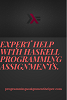 Haskell programming homework help