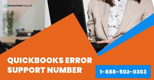 Do you need QuickBooks Error Support Phone Number?