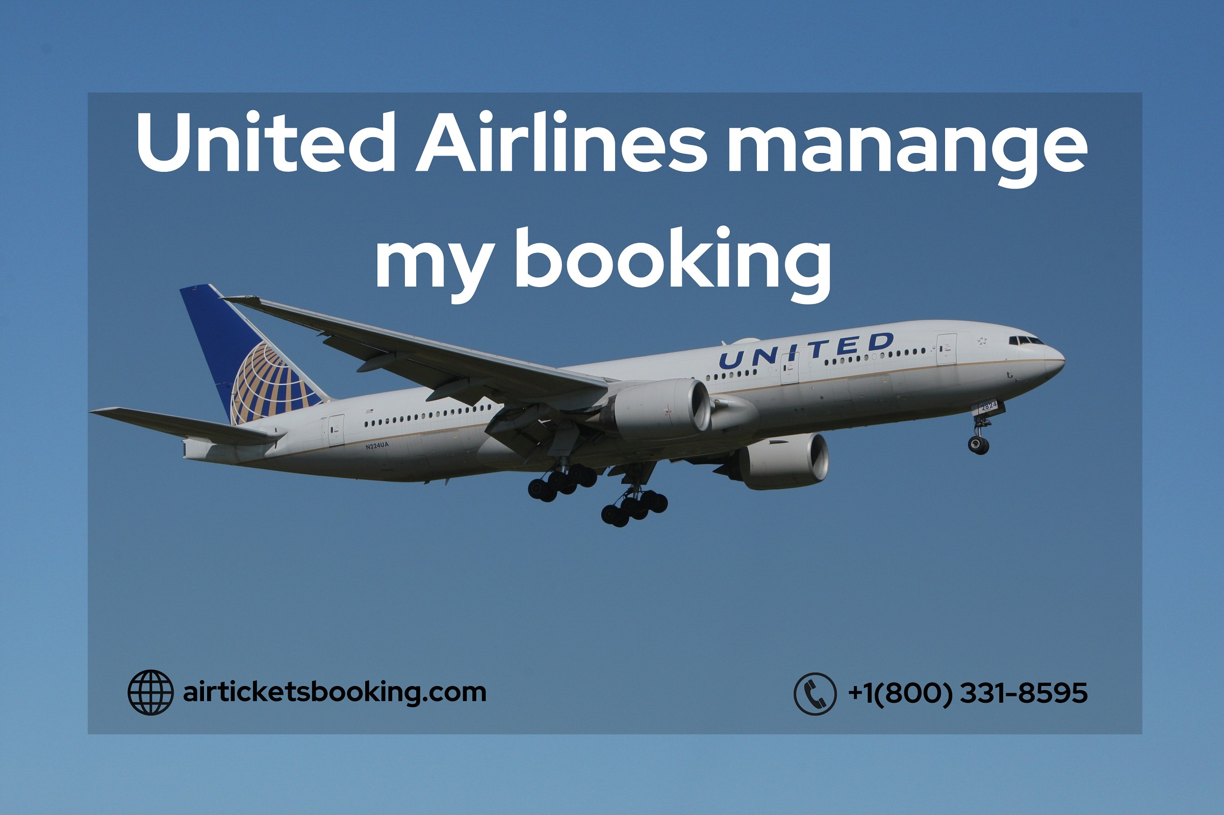 United Airlines manage my booking 