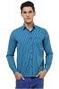 Mens Striped Blue Shirt at Oxolloxo