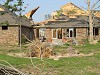 Tornado Damage To Home in Texas
