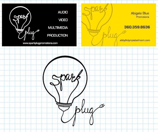 Spark Plug Media Logo design
