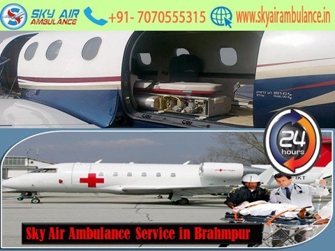 Get Air Ambulance Service in Brahampur Anytime  by Sky Air Ambulance