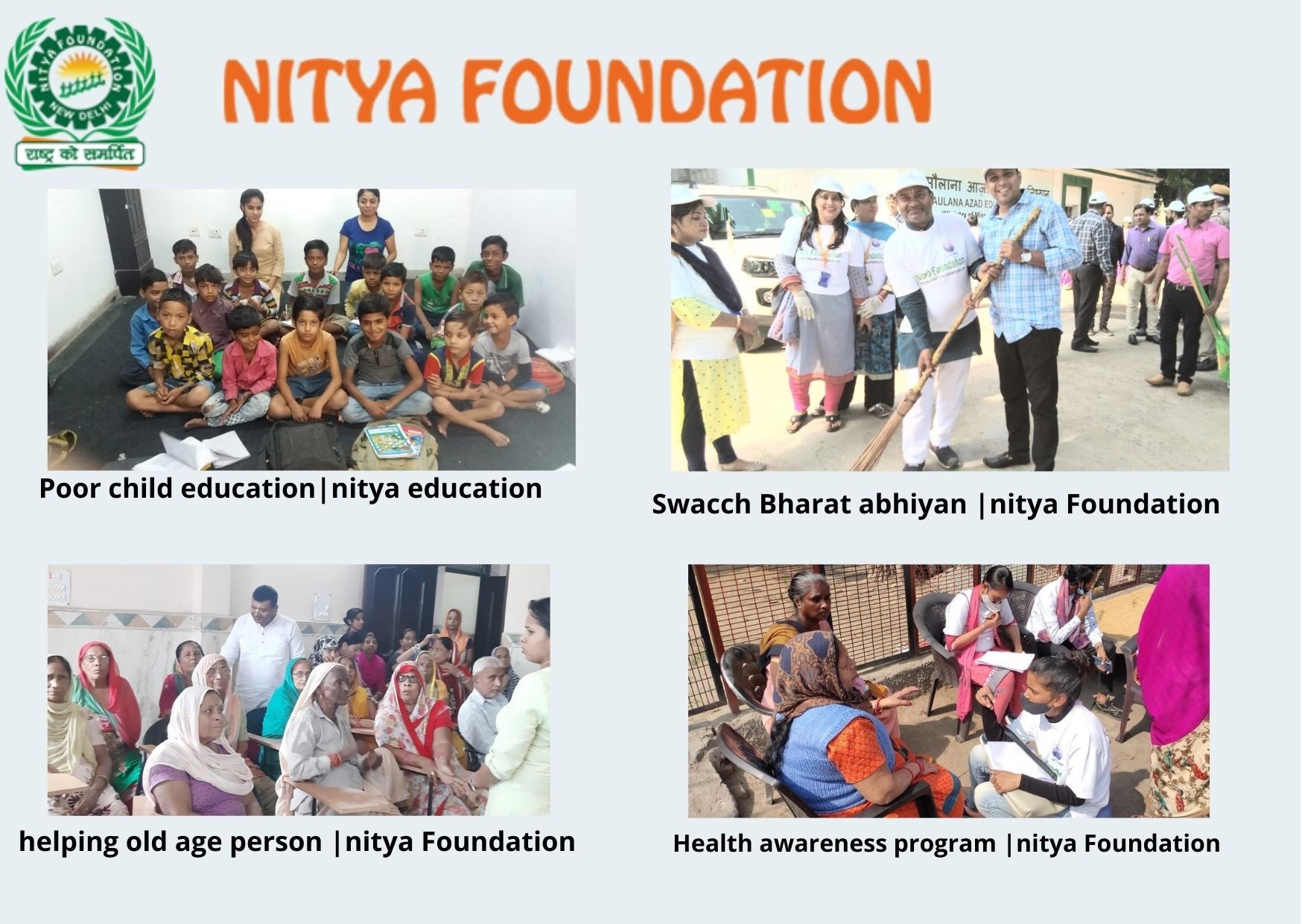 Nitya Foundation - Best ngo based in New Delhi NCR India 