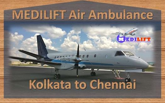 Medilift Provides Air Ambulance Kolkata to Chennai with Full ICU Setup