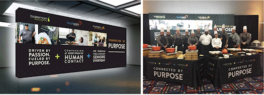 10' x 20' Backlit Trade Show Booth Project - Morrison Healthcare