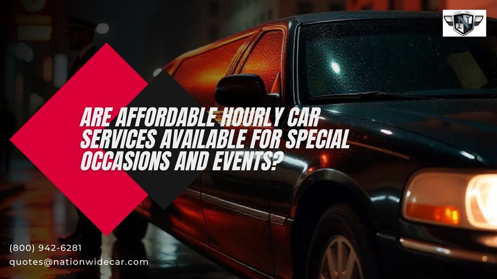 Are Affordable Hourly Car Services Available for Special Occasions and Events
