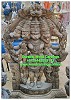 Panchamukhi hanuman wooden statue