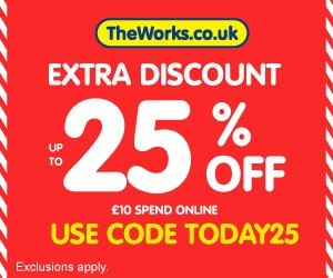 Exclusive Discount of 25% For Limited Time At The Works